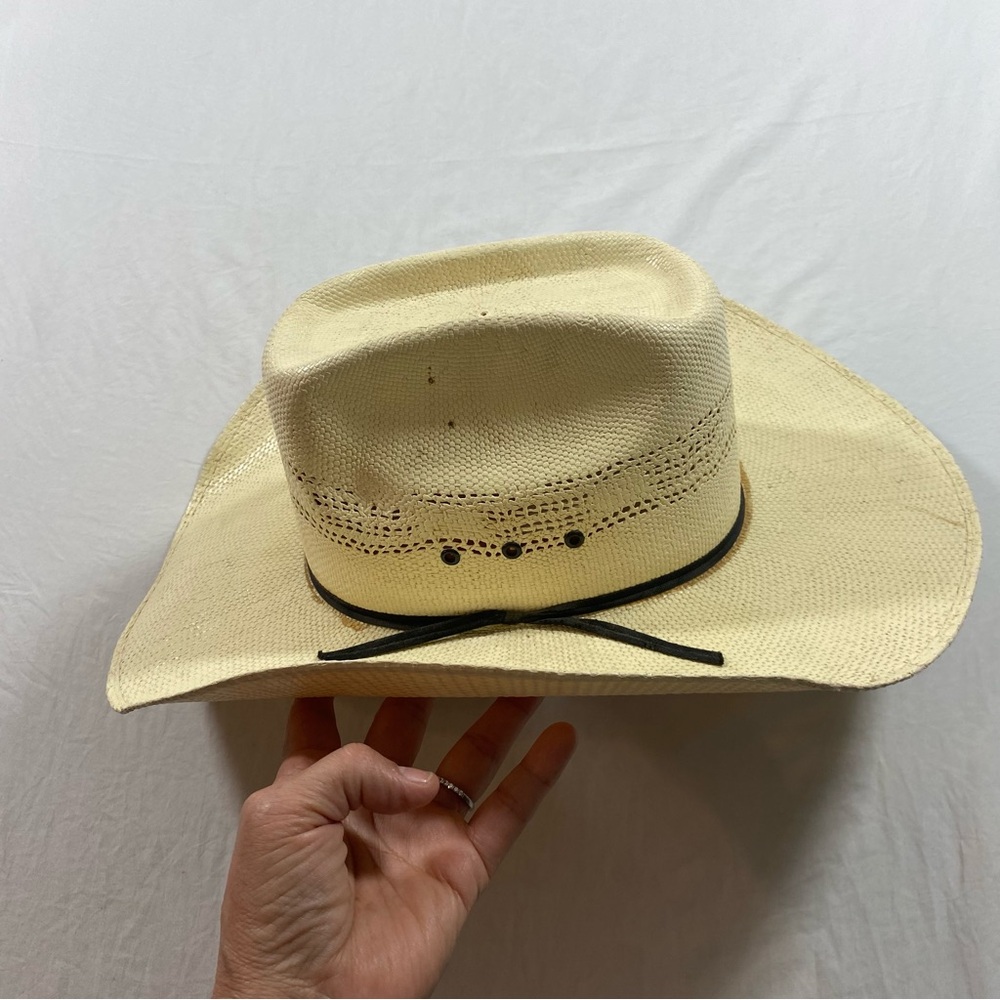 Cavender's Western Hat Genuine Bangora Cowboy Cowgirl Rodeo Summer
